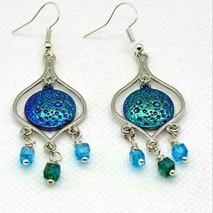 Metallic Orb Earrings